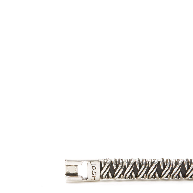 Josh Silver Bracelet 03441-BRA-L-zoom-