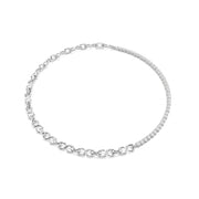 Swarovski Matrix Tennis Silver-Tone Necklace 5747732