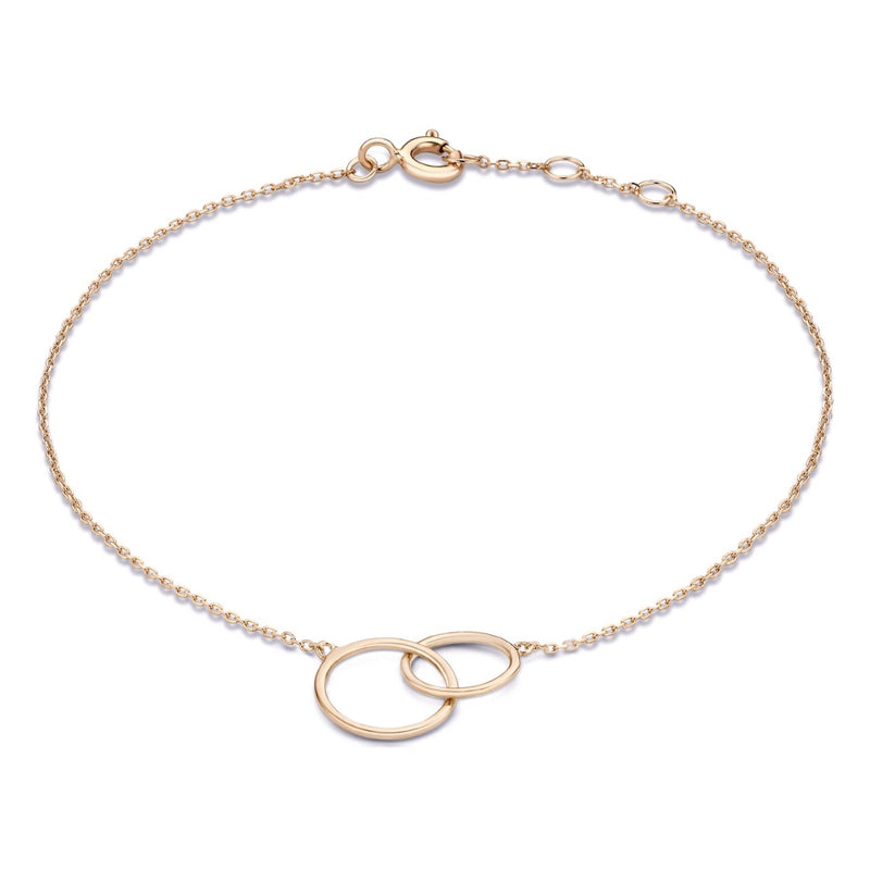 Isabel Bernard La Concorde Loulou 14 Carat Rosegolden Bracelet IB320106 (Length: 16.50-18.50 cm)-zoom-