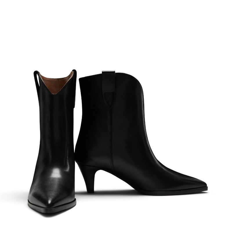 Isabel Bernard Vendôme Louane black calfskin leather boots IB53009-001-37-zoom-