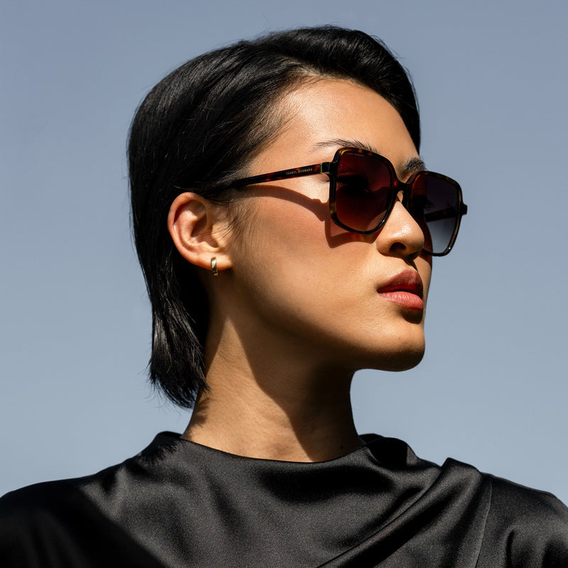 Isabel Bernard La Villette Rene Brown Tortoise Vierkante Sunglasses IB400000-14-14-zoom-