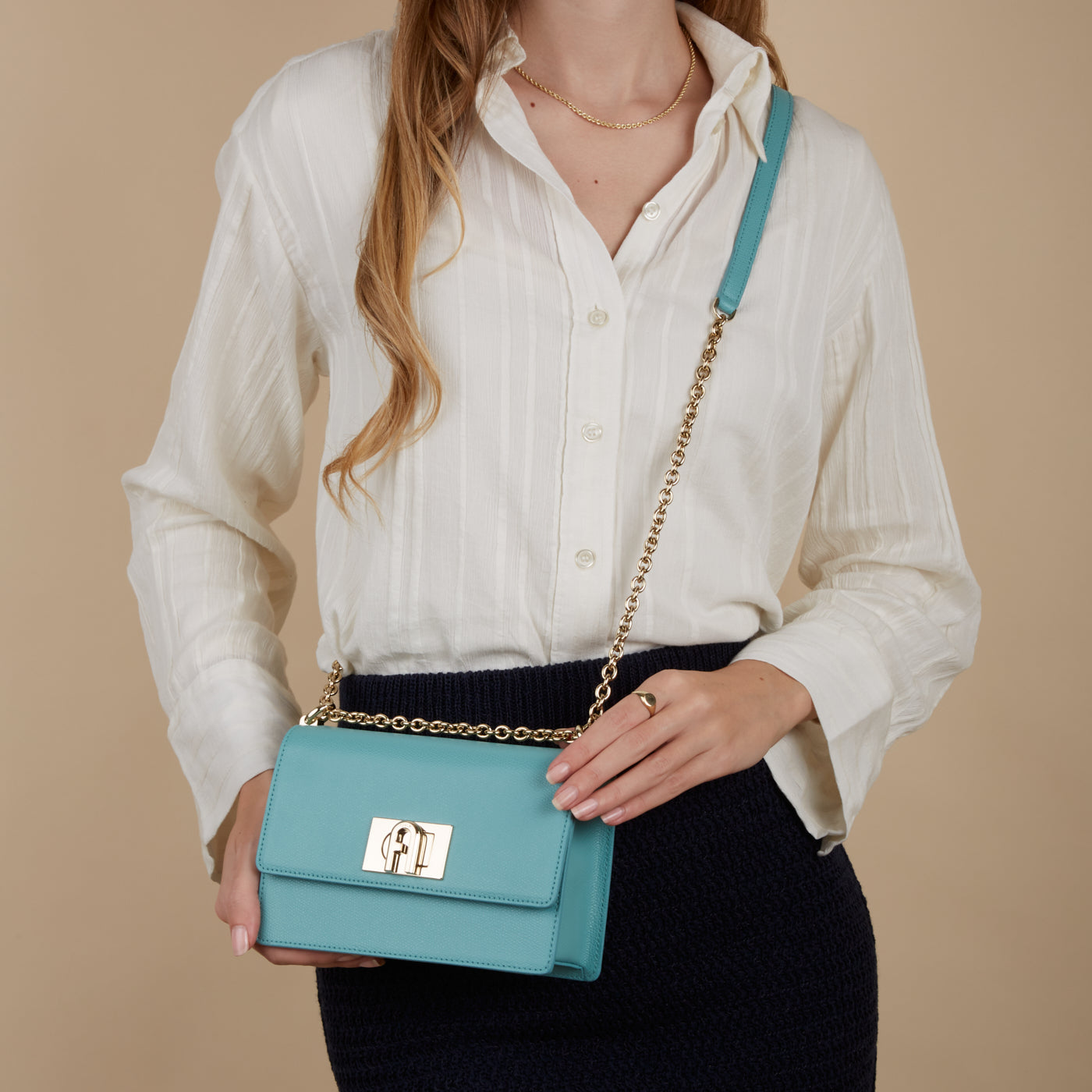 Furla 1927 Blue Crossbody Bag BAFKACOARE0002674S