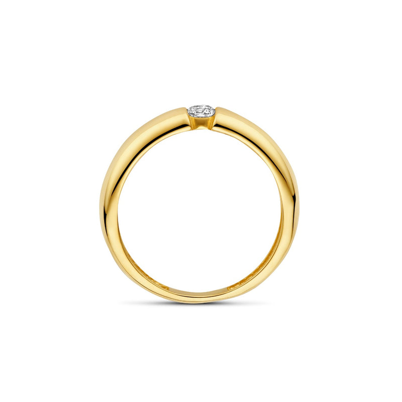 Beloro Jewels Monte Napoleone Stella 9 karat gold ring with zirconia BO330034-48-zoom-