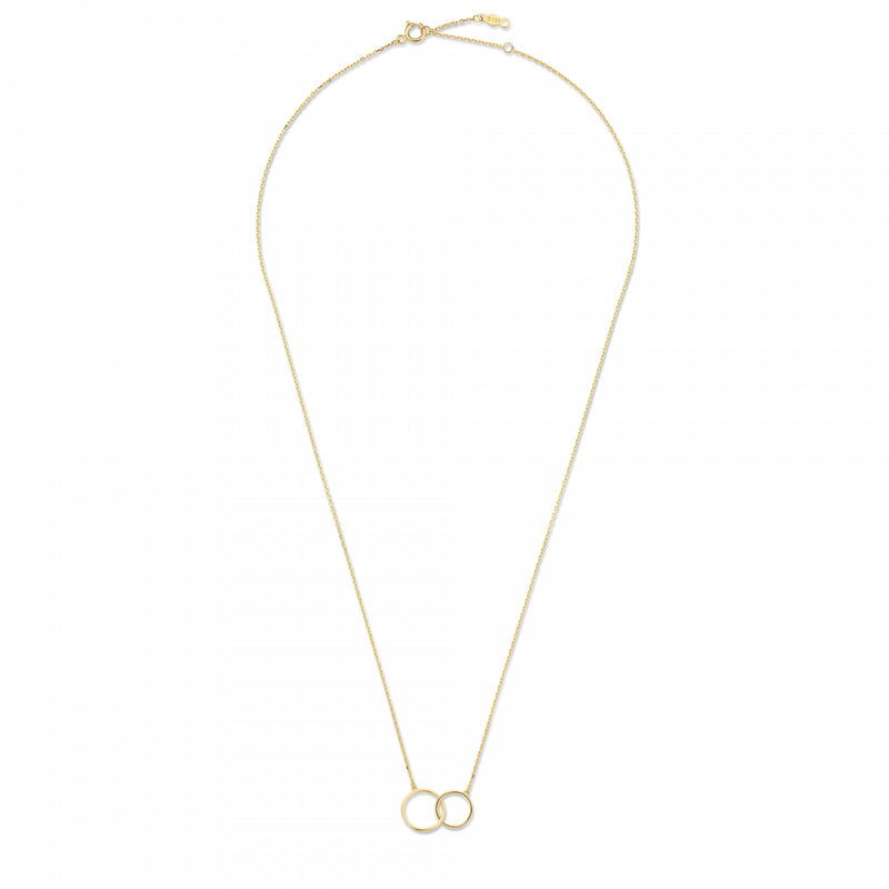 Isabel Bernard Cadeau d'Isabel 14 Carat Golden Necklace and Bracelet Giftset IB90130-zoom-