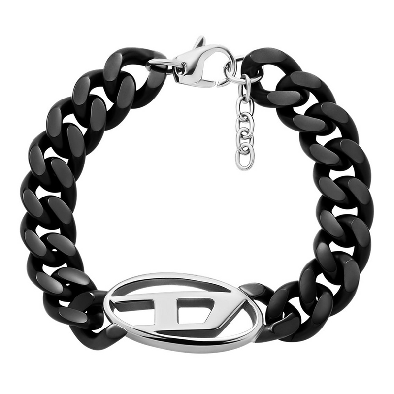 Diesel Oval D Black Bracelet DX1611931-zoom-