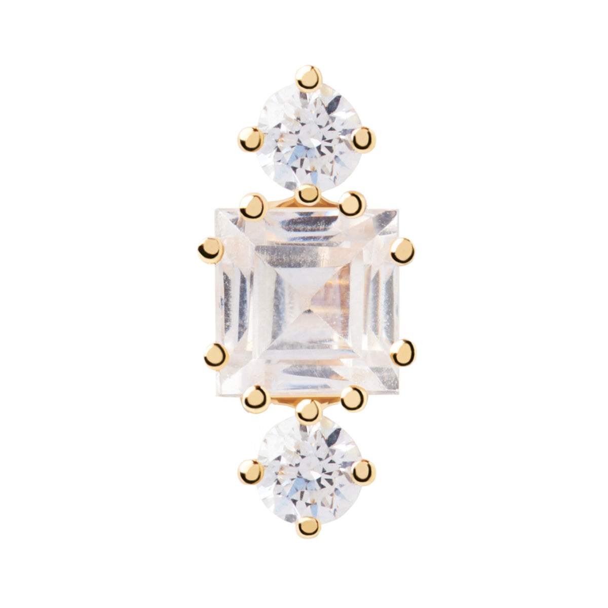 P D Paola The New Essentials Gold Ear Stud PG01-734-U