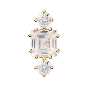 P D Paola The New Essentials Gold Ear Stud PG01-734-U