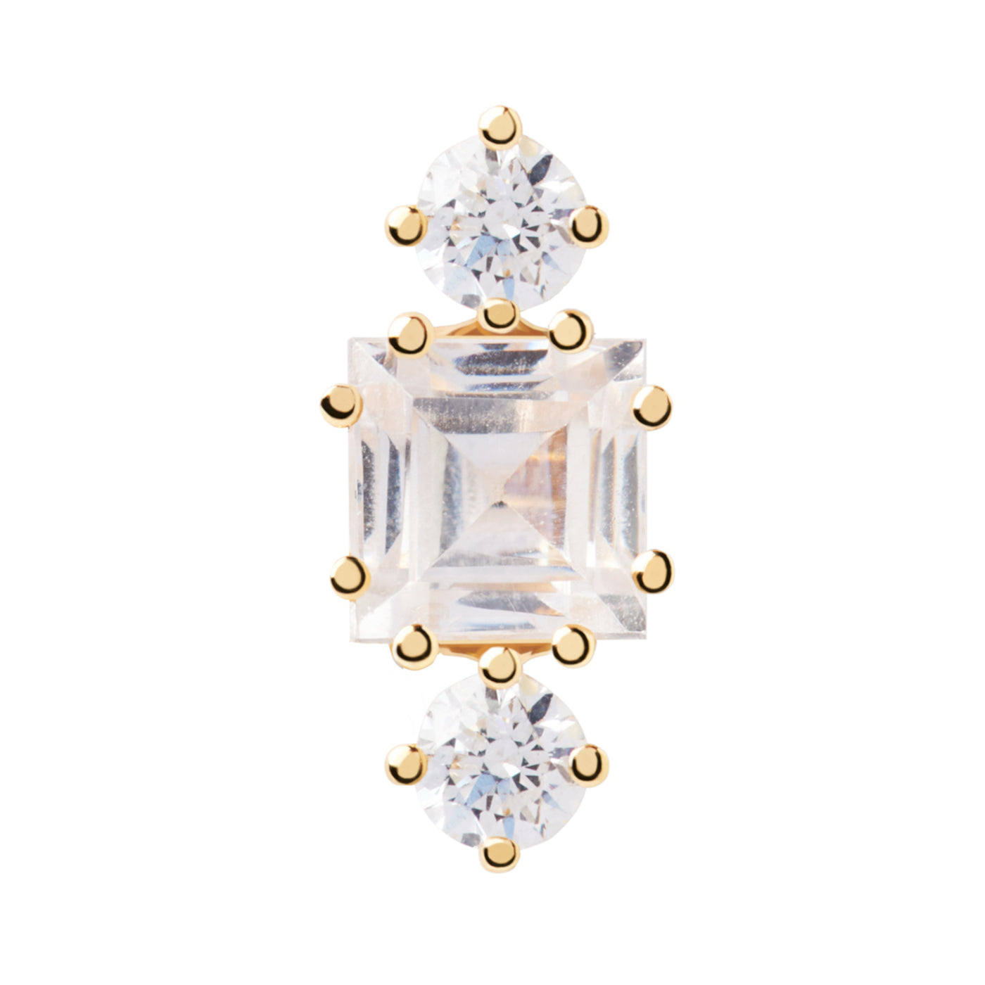 P D Paola The New Essentials Gold Ear Stud PG01-734-U