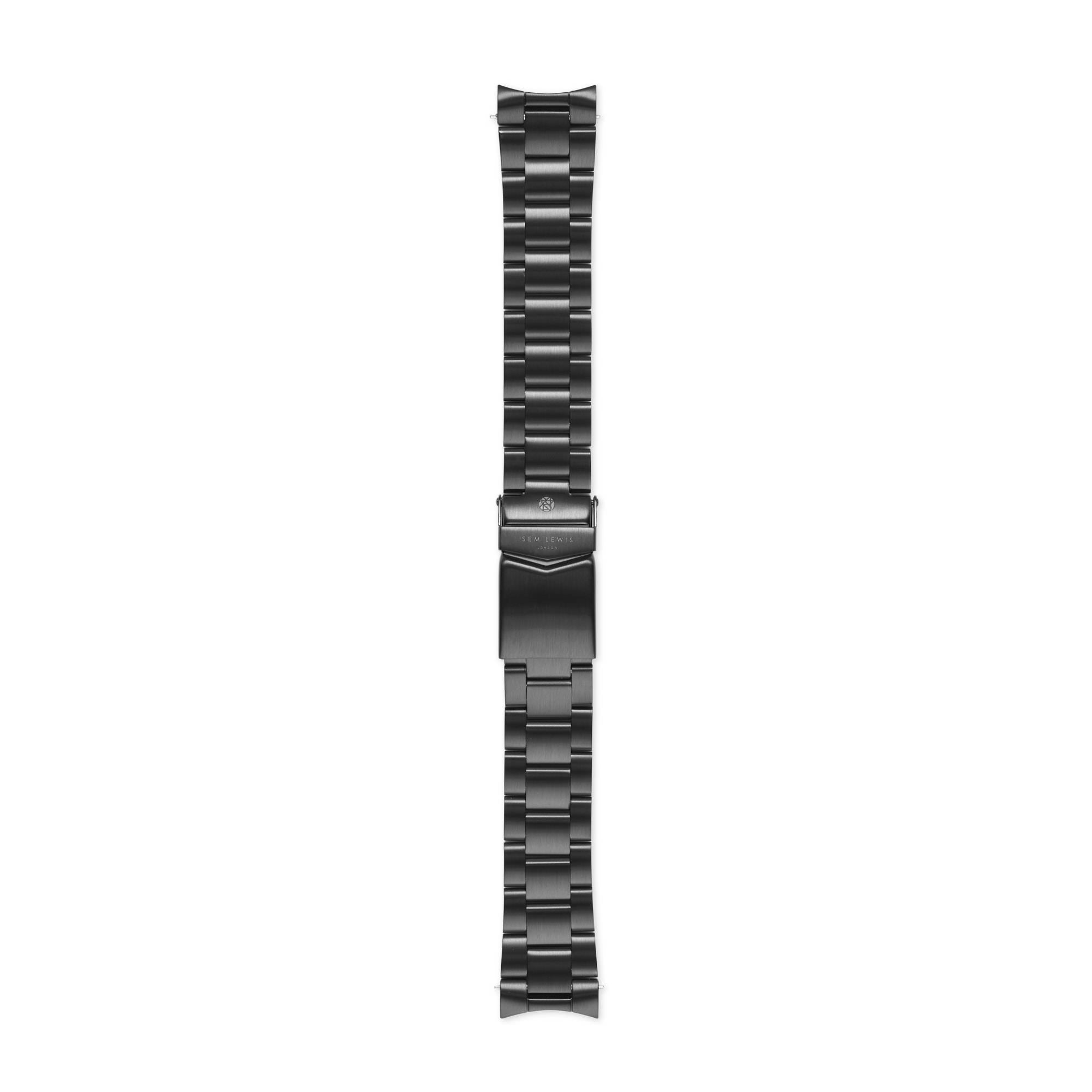 Sem Lewis Lundy Island Diver Strap 20mm Mat Black SL620017