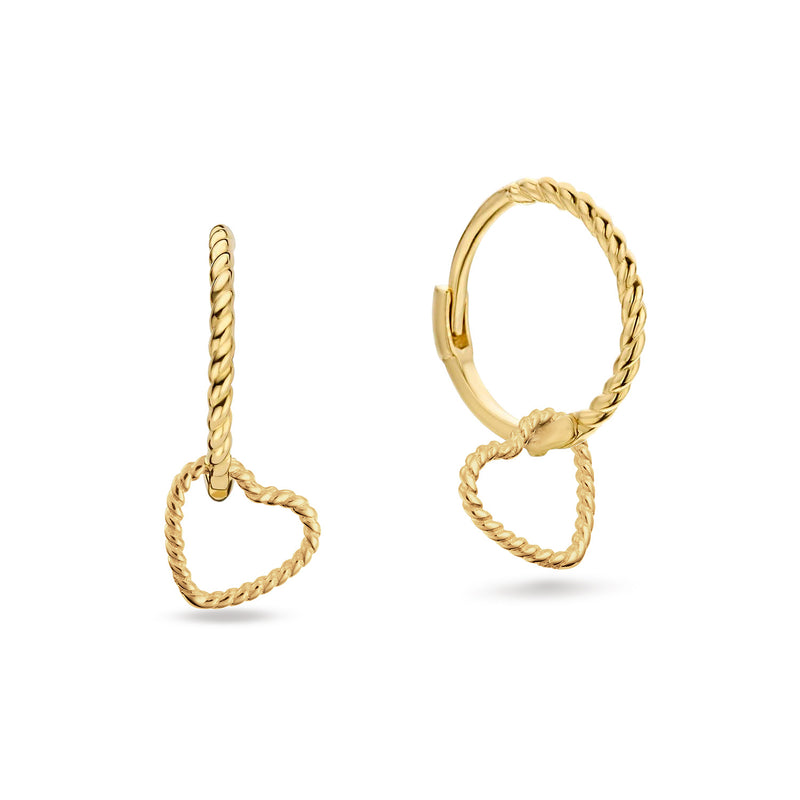 Jackie Gold Amour 14 Karat Gold Earrings 585 JKE25.515-zoom-