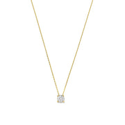 Isabel Bernard De la Paix Hanaé 14 Carat Golden Necklace | diamond 0.14 ct | IBD350008