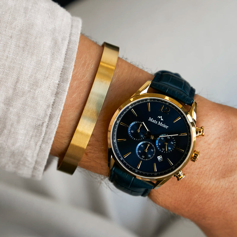 Mats Meier Annecy Gold Colored Steel Bracelet MM320016-zoom-