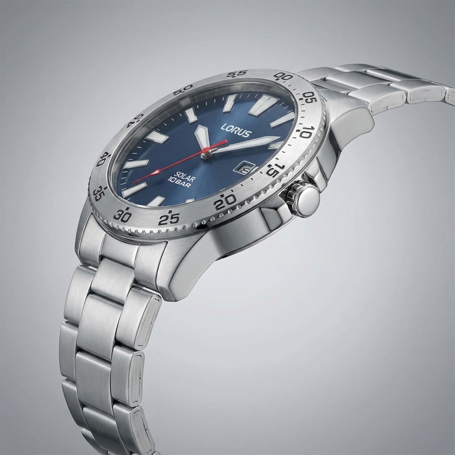 Lorus Solar Blue Dial Men's Watch RX341AX9