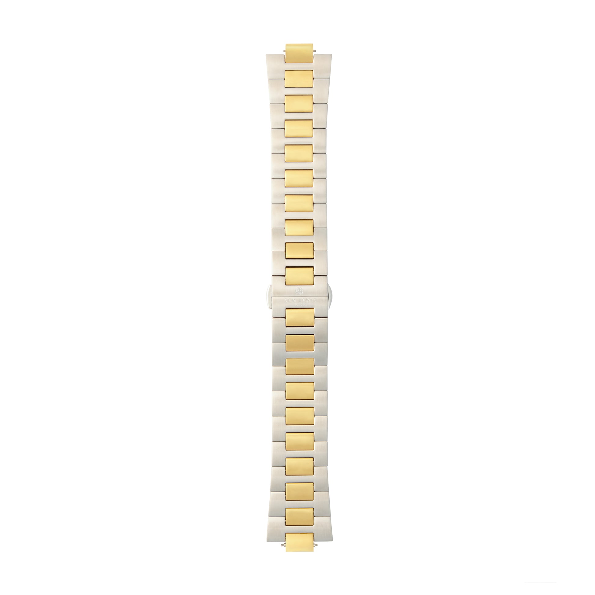 Sem Lewis Aldgate East Strap 24mm Silver-coloured/Goldcoloured SL620018