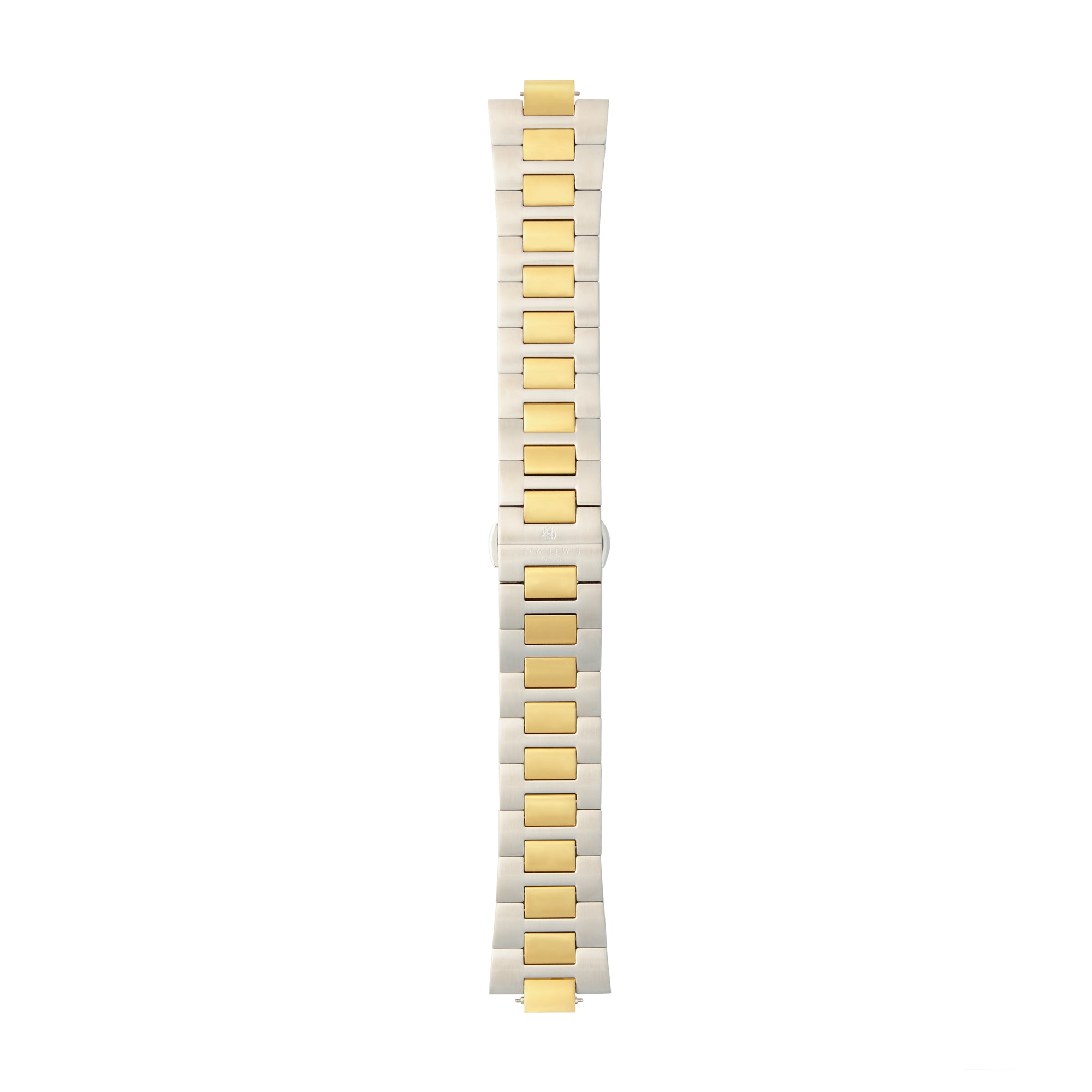 Sem Lewis Aldgate East Strap 24mm Silver-coloured/Goldcoloured SL620018