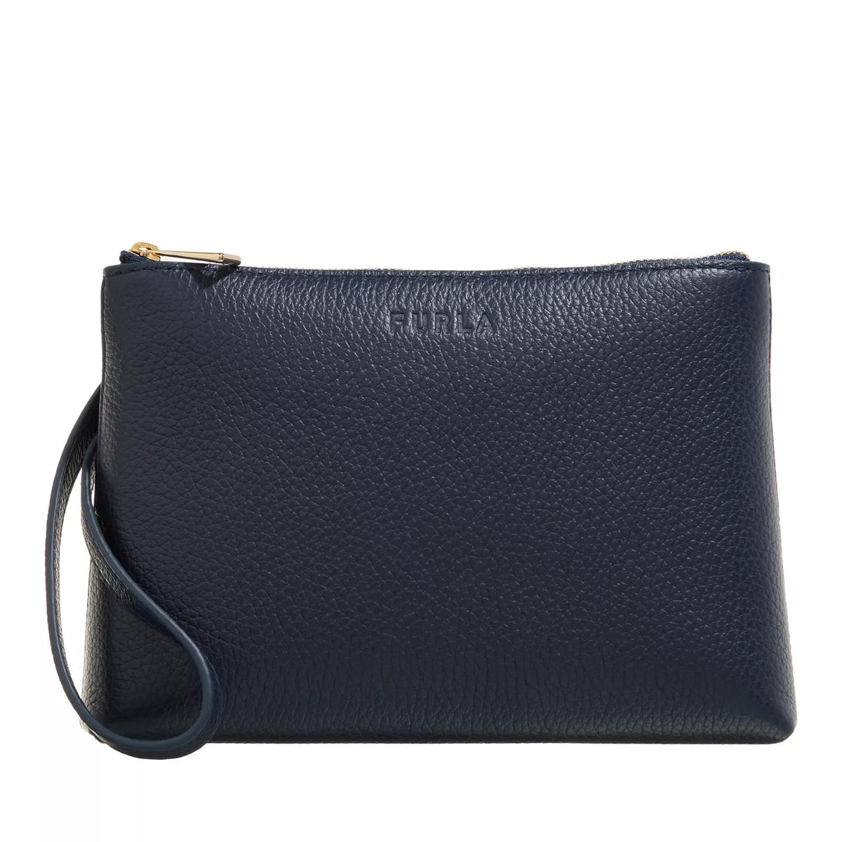 Furla Blauwe Leren Toilettas 2001-A0288429