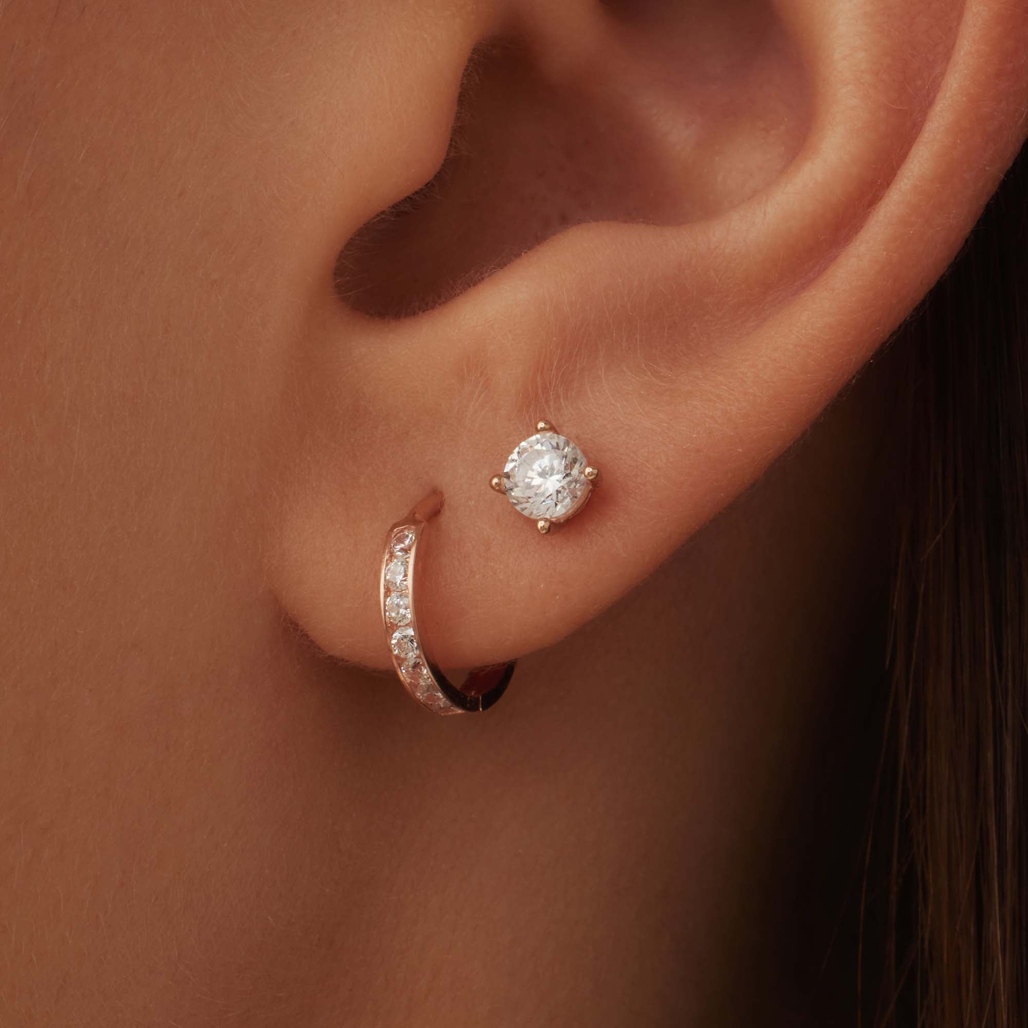 Isabel Bernard Cadeau d'Isabel 14 Carat Rosegold Earparty giftset IB90055