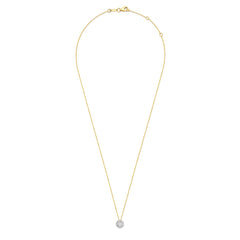 Isabel Bernard De la Paix Viviane 14 karat gold necklace with diamond IBD350031