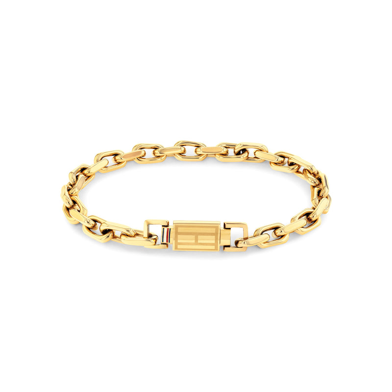 Tommy Hilfiger Stainless Steel Gold-coloured Men's Chain Bracelet TJ2790716-zoom-