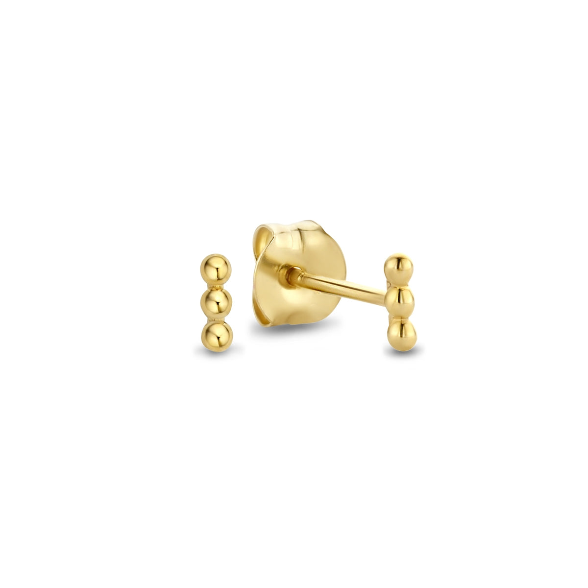 Isabel Bernard 14 Carat Golden Rivoli Claire Earstuds IB360193