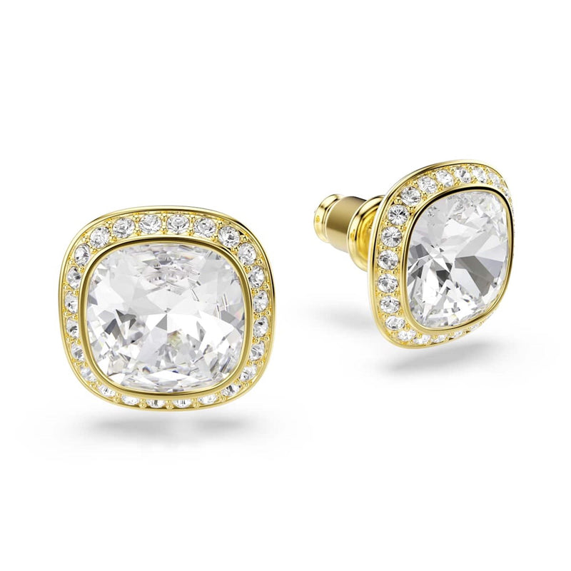 Swarovski Una Angelic Cushion Gold-Tone Stud Earrings 5764762-zoom-