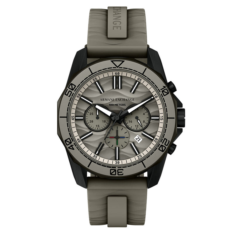 Armani Exchange Round Grey Dial Watch AX1971-zoom-