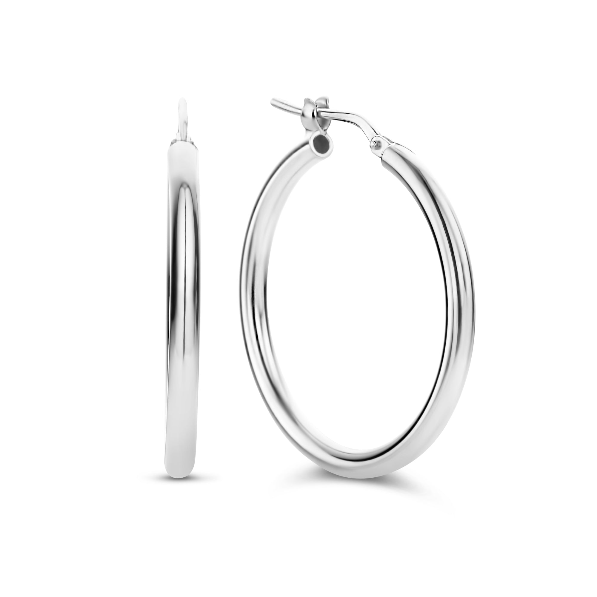 Parte di Me Bibbiena Poppi Casentino 925 sterling Silver Hoop Earrings PDM36050