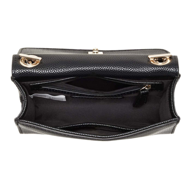 Valentino Bags Divina Black Crossbody Bag VBS1R403GNERO/GOLD-zoom-