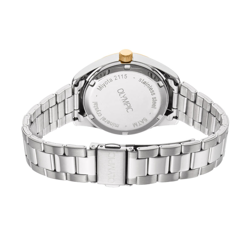 Olympic Louise Silver and White Women's Watch OL75DSS004B-zoom-