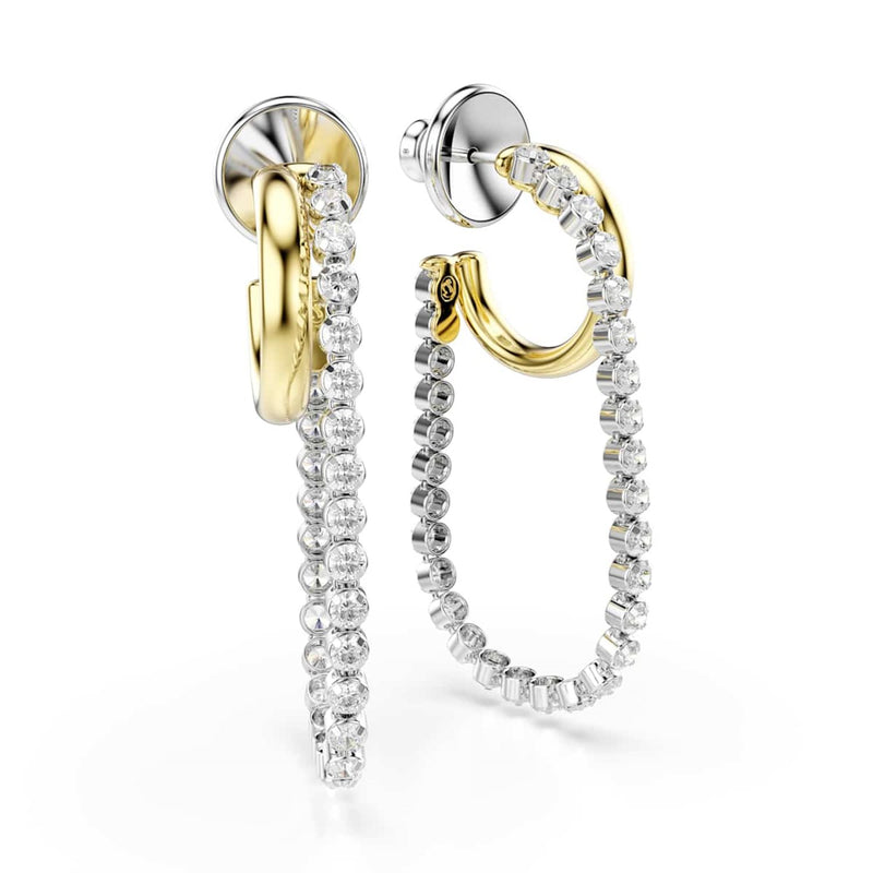 Swarovski Hyperbola Spin Multicolour Hoop Earrings 5749366-zoom-