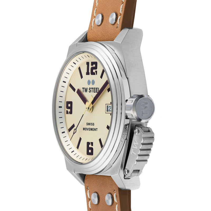TW Steel Swiss Canteen Cream Men's Watch 2002-TW1100-zoom-