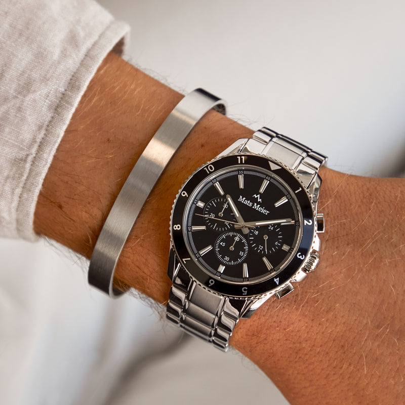 Mats Meier Annecy Silver Colored Steel Bracelet MM320014-zoom-