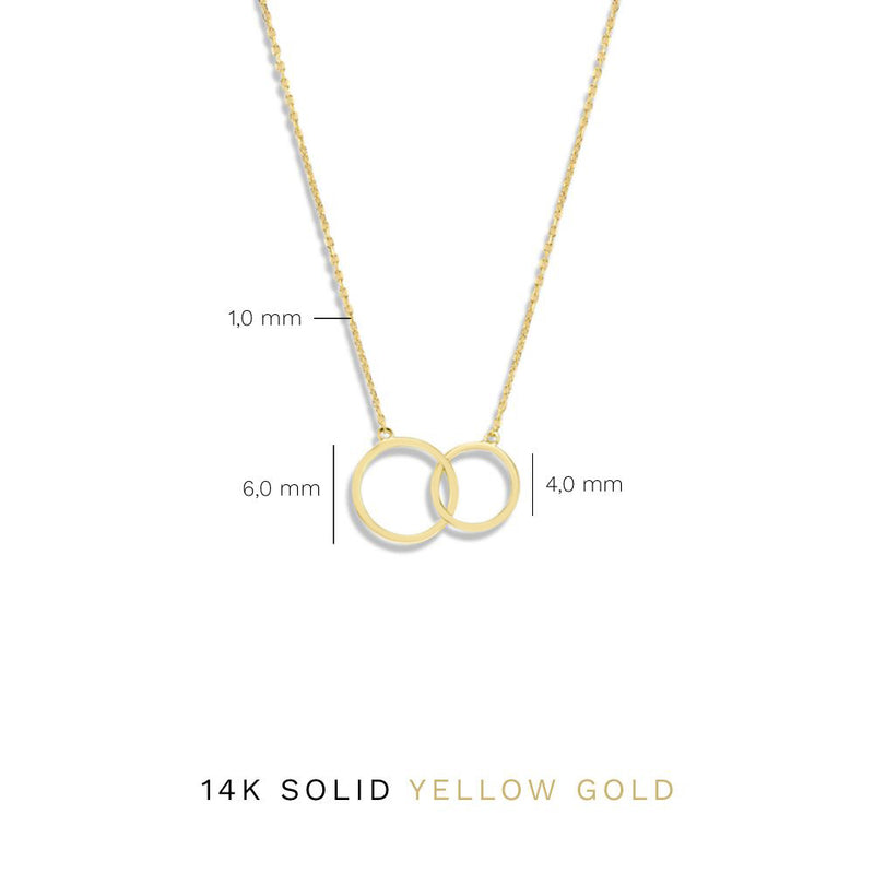 Isabel Bernard Le Marais Loulou 14 Carat Golden Necklace IB340132 (Length: 40.00-44.00 cm)-zoom-