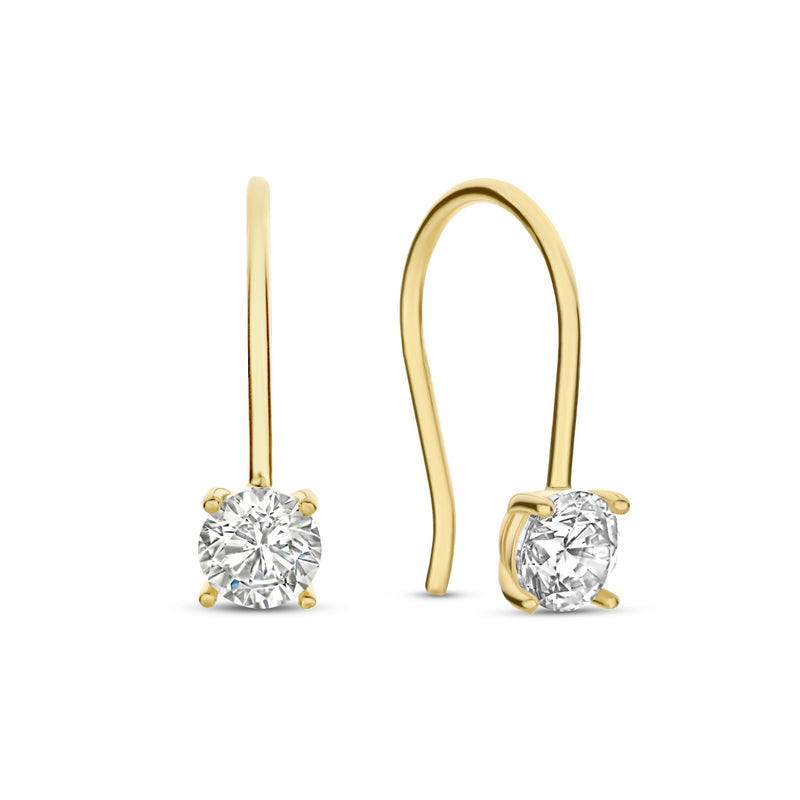 Isabel Bernard Rivoli Elise 14 Carat Golden Drop earrings IB360120-zoom-
