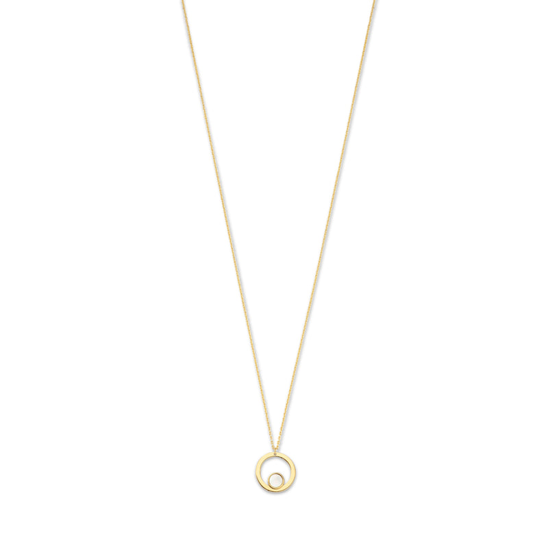 Isabel Bernard Belleville Nova 14 Carat Golden Necklace IB340029 (Length: 40.00-45.00 cm)-zoom-