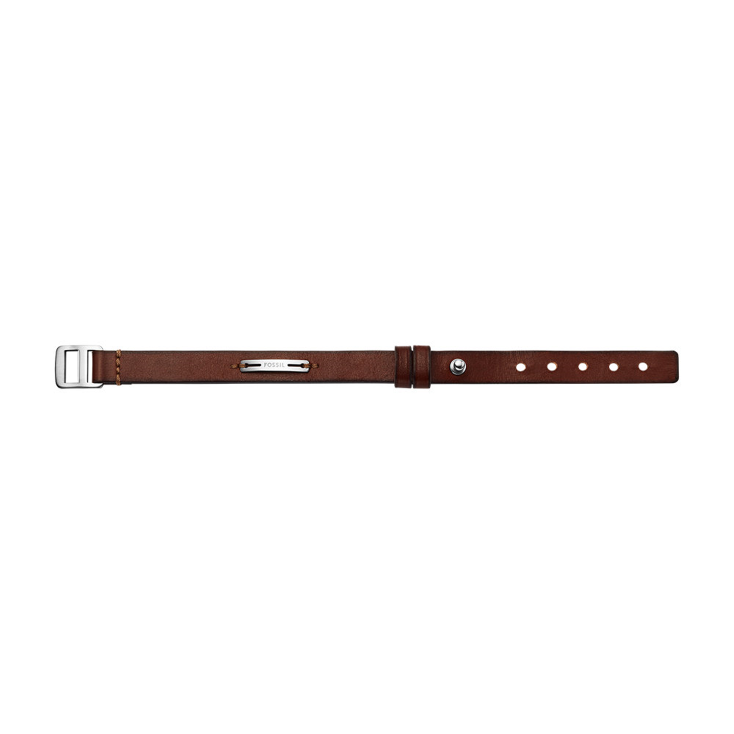 Fossil Machine Leather Men's Bracelet JF04963040