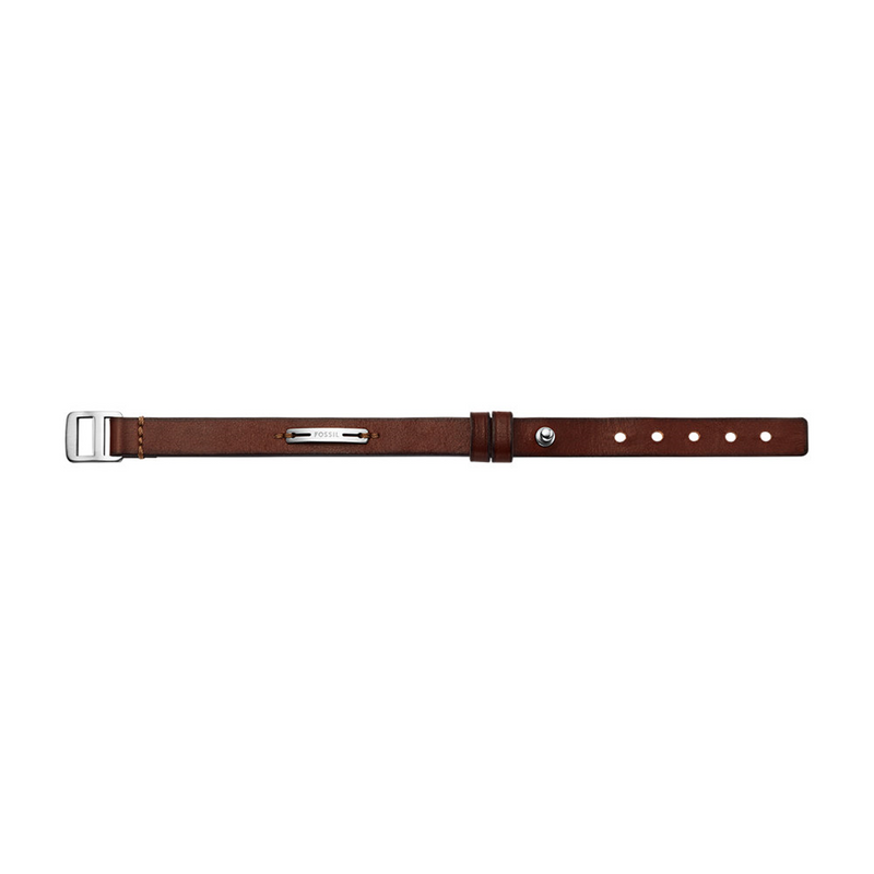 Fossil Machine Leather Men's Bracelet JF04963040-zoom-