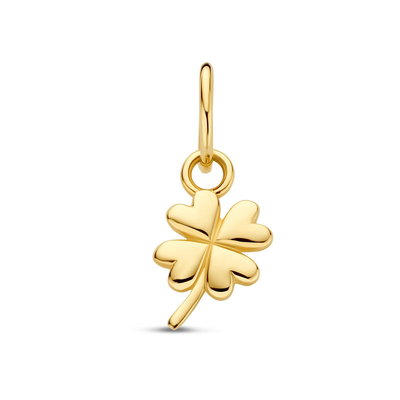 Isabel Bernard Le Marais Clover 14 karat gold charm IB350059-zoom-