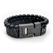 Josh Black Bracelet 03526-BRA-VB/L-1