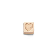 Isabel Bernard La Concorde Felie 14 Carat Rosegold cube Charm IB350049