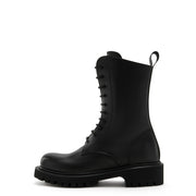 Isabel Bernard Vendôme Myrthe Black Calfskin Lace-up boots IB53008-01-36