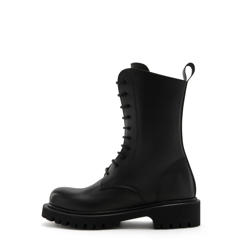 Isabel Bernard Vendôme Myrthe Black Calfskin Lace-up boots IB53008-01-36-zoom-