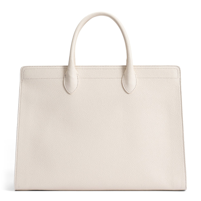 Isabel Bernard Honoré Nadine Crème Calfskin Handbag IB25052-zoom-