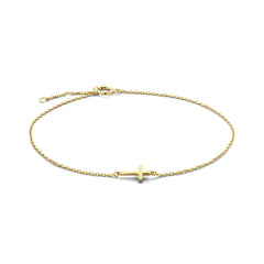 Isabel Bernard Cadeau d'Isabel 14 Carat Golden Necklace and Bracelet Giftset IB90091