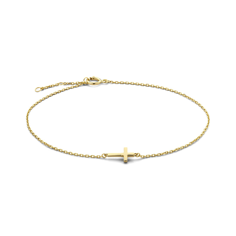 Isabel Bernard Cadeau d'Isabel 14 Carat Golden Necklace and Bracelet Giftset IB90091-zoom-
