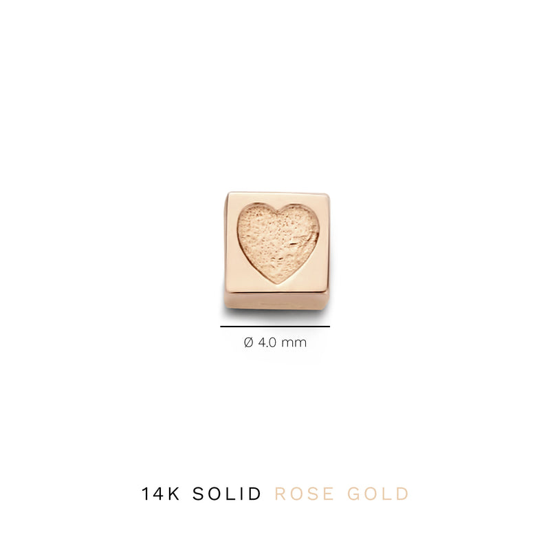 Isabel Bernard La Concorde Felie 14 Carat Rosegold cube Charm IB350049-zoom-
