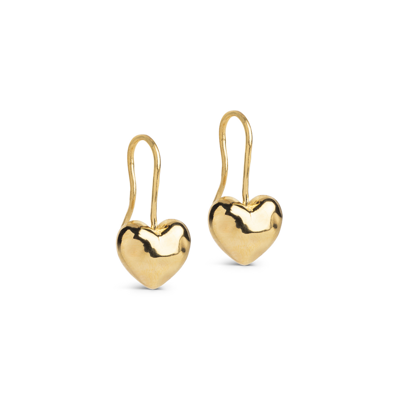 ENAMEL Copenhagen Recycled 925 Sterling Silver Gold Plated Earrings E443G-zoom-
