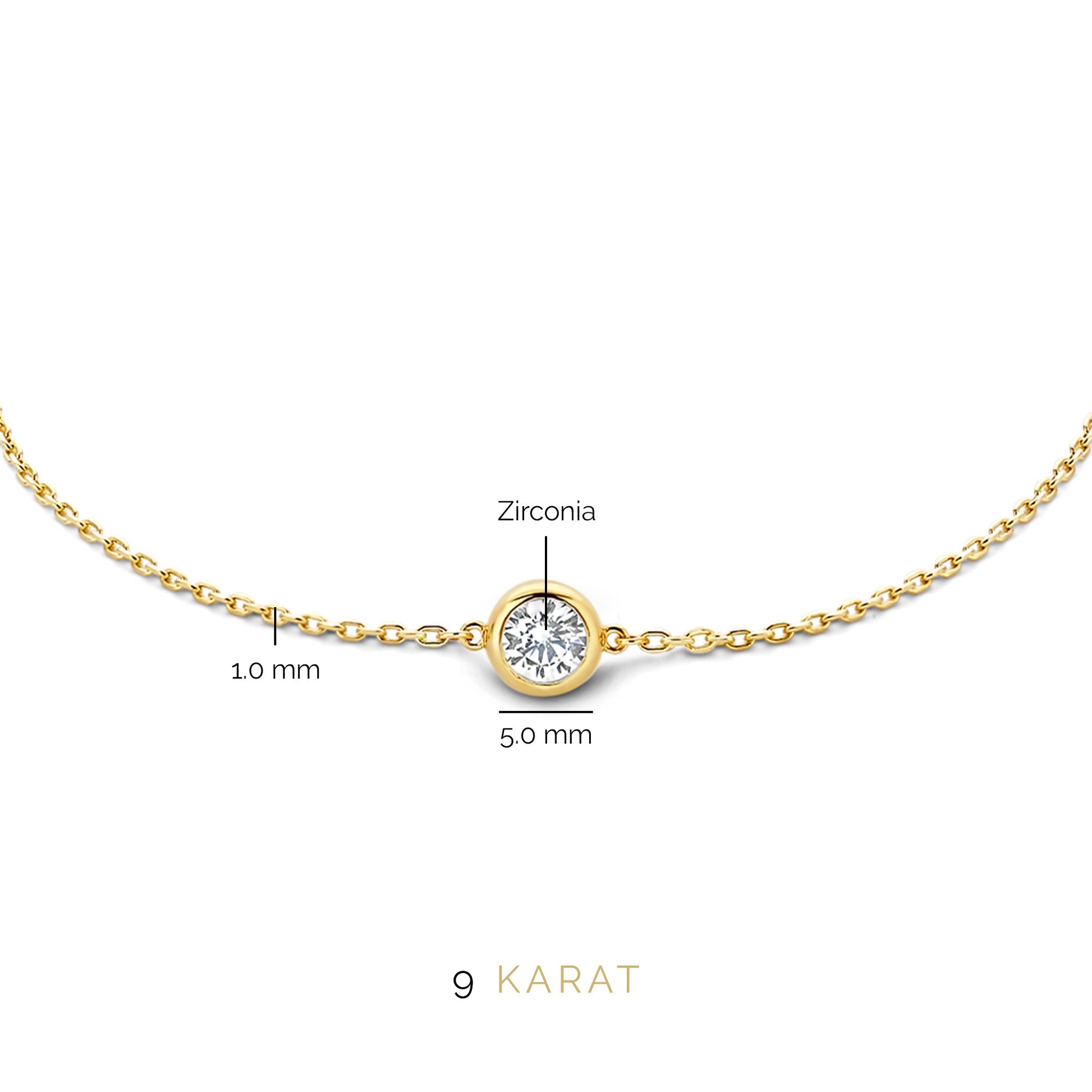 Beloro Jewels Monte Napoleone Lucilla 9 carat gold Bracelet BO320009
