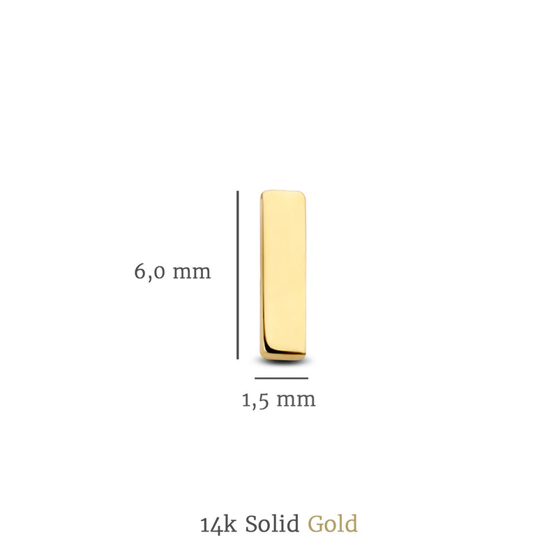 Isabel Bernard Cadeau d'Isabel 14 Carat Golden Earrings Set IB90096-zoom-