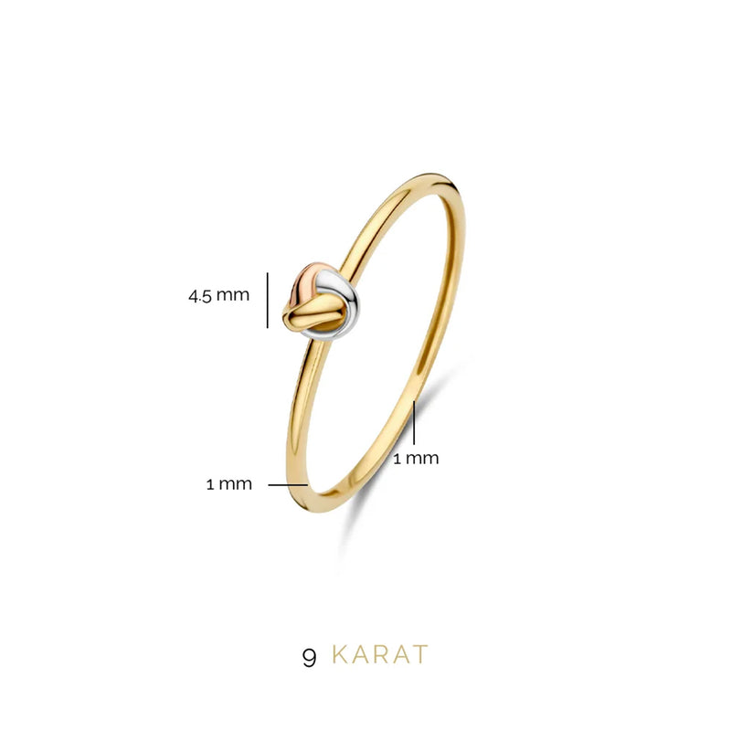 Beloro Jewels Della Spiga Mira 9 carat gold Ring BO330016-48-zoom-